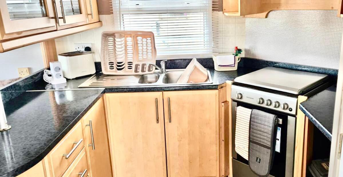 Wrights Retreat 4 Lunan View St Cyrus Caravan Park Saint Cyrus 外观 照片